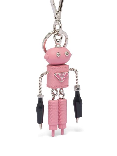 buy prada robot keychain|pink prada keychain.